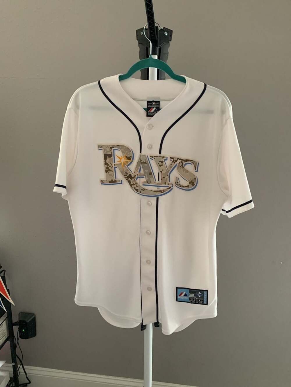 Majestic Tampa Bay Rays MLB Memorial Day Digital Camo Jersey